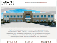 Tablet Screenshot of farwellmedical.com